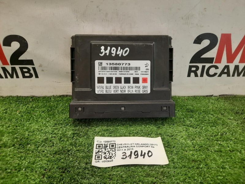 Centralina Comfort 13580773 Chevrolet Orlando 2011
