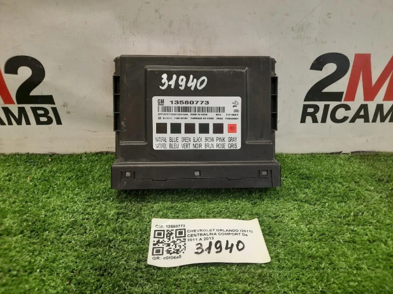 Centralina Comfort 13580773 Chevrolet Orlando 2011