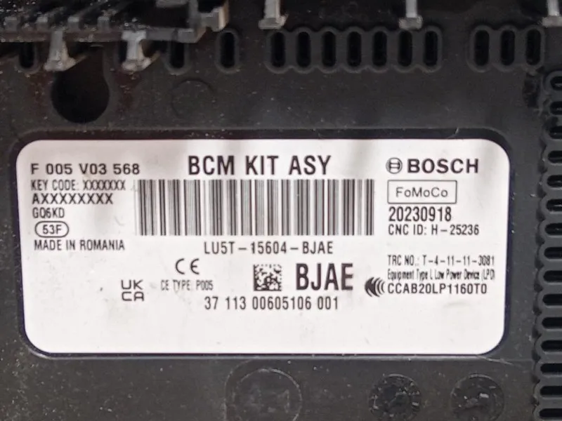 Centralina Comfort MX7A-12B684-MA Ford PUMA II 2024