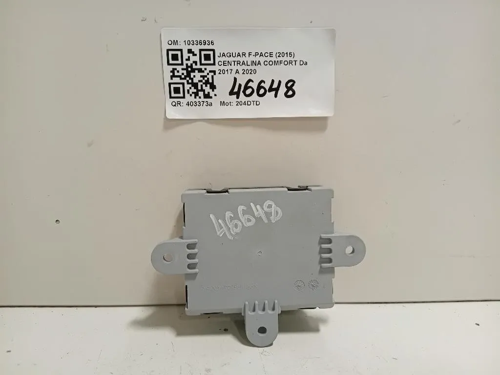 Centralina Comfort 10336936 Jaguar F-pace 2015