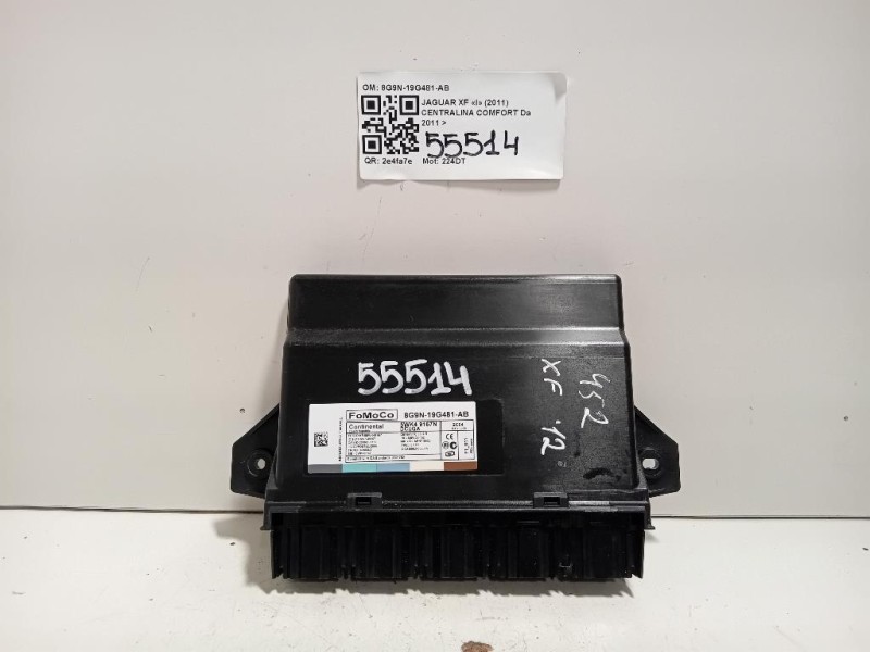 Centralina Comfort 8G9N-19G481-AB Jaguar XF I 2011