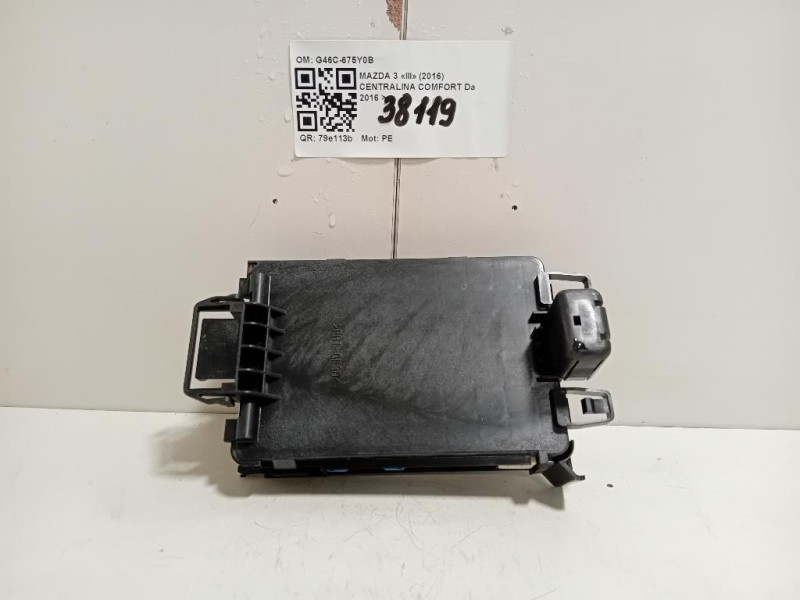Centralina Comfort G46C-675Y0B Mazda 3 III 2016
