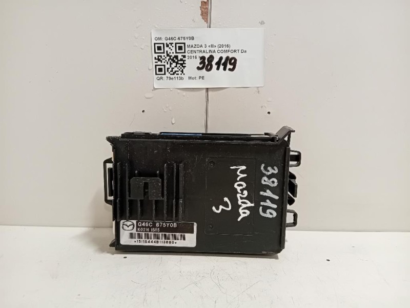 Centralina Comfort G46C-675Y0B Mazda 3 III 2016
