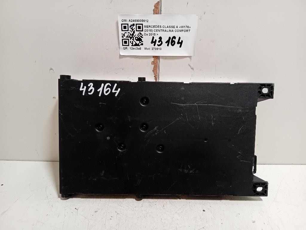 Centralina Comfort A2469005612 Mercedes Classe A W176 2015