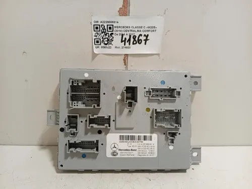 Centralina Comfort A2229006014 Mercedes Classe C W205 2014