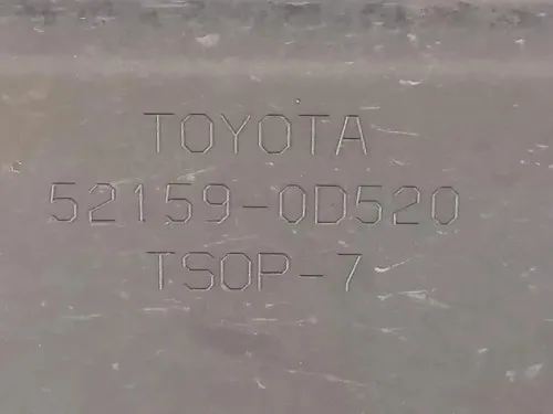 Paraurti POST 52159-0D520 Toyota Yaris IV 2014