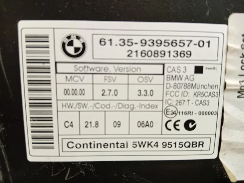 Centralina Comfort 6135-9267609-01 Mini Countryman Cooper F60 2017