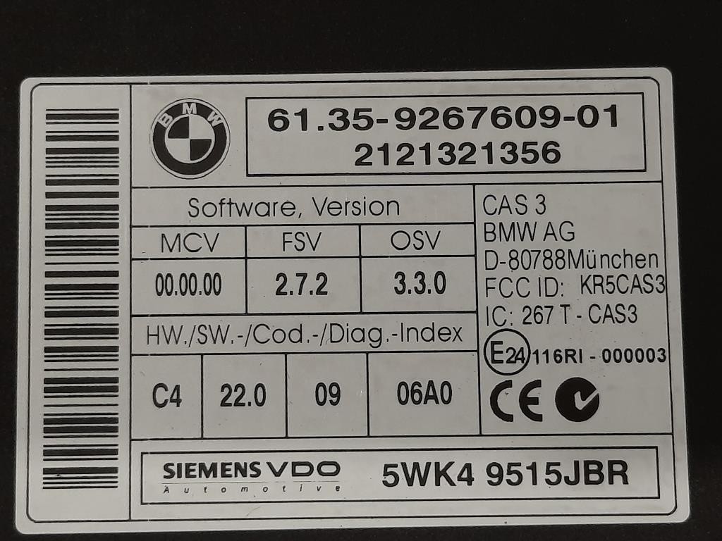 Centralina Comfort 6135-9267609-01 Mini Countryman Cooper F60 2017