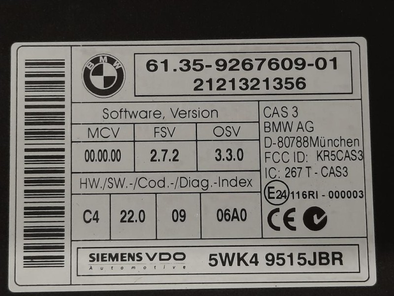 Centralina Comfort 6135-9267609-01 Mini Countryman Cooper F60 2017