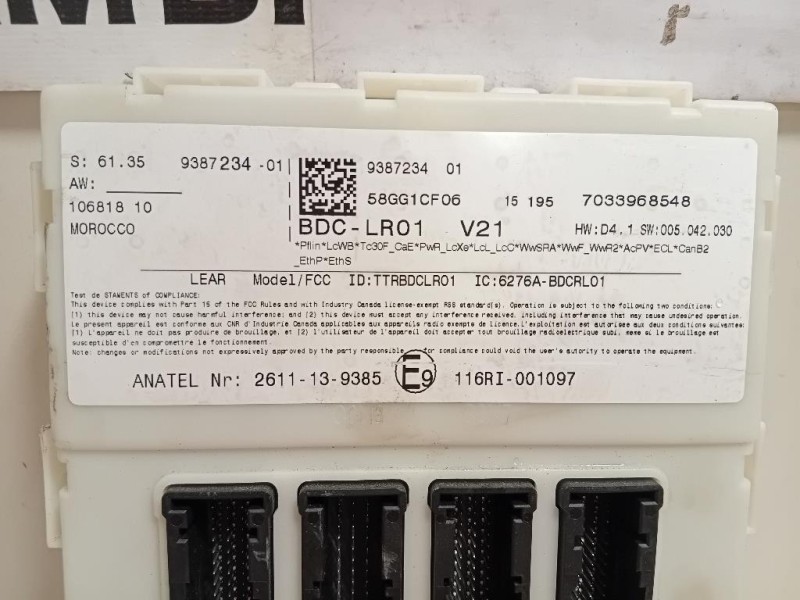 Centralina Comfort 6135 6808577-02 Mini MINI Cooper F56 2014