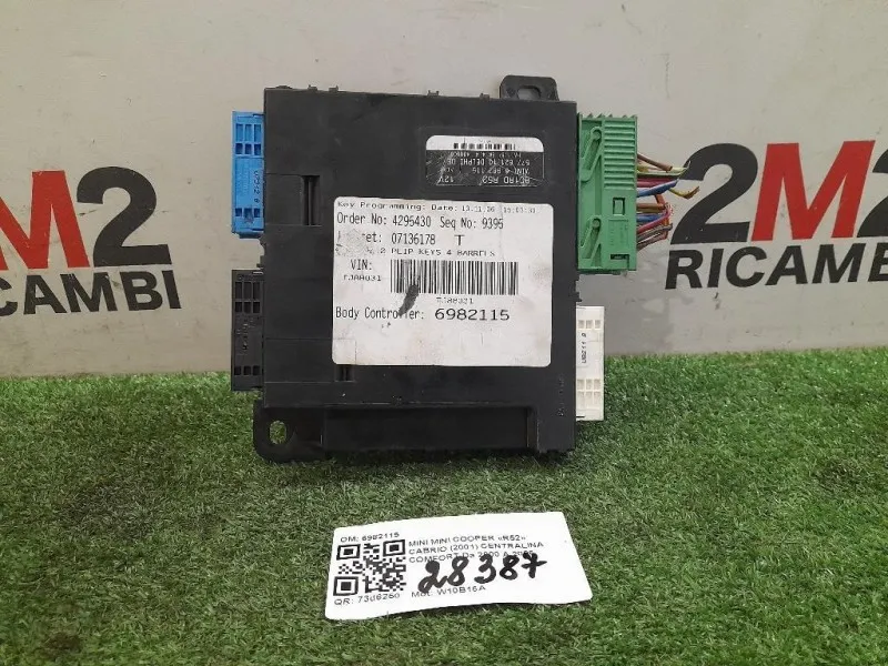 Centralina Comfort 6982115 Mini MINI Cooper R52 Cabrio 2001