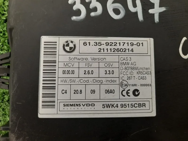 Centralina Comfort 6135922171901 Mini MINI Cooper R56 2007