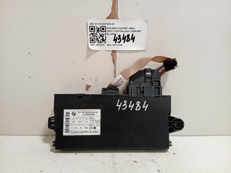 Centralina Comfort 6135-9287535-02 Mini MINI Cooper R56 2007