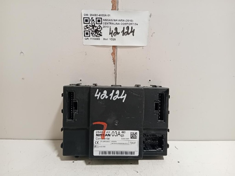 Centralina Comfort 284B2-4X03A 01 BODY COMPUTER Nissan Navara 2010
