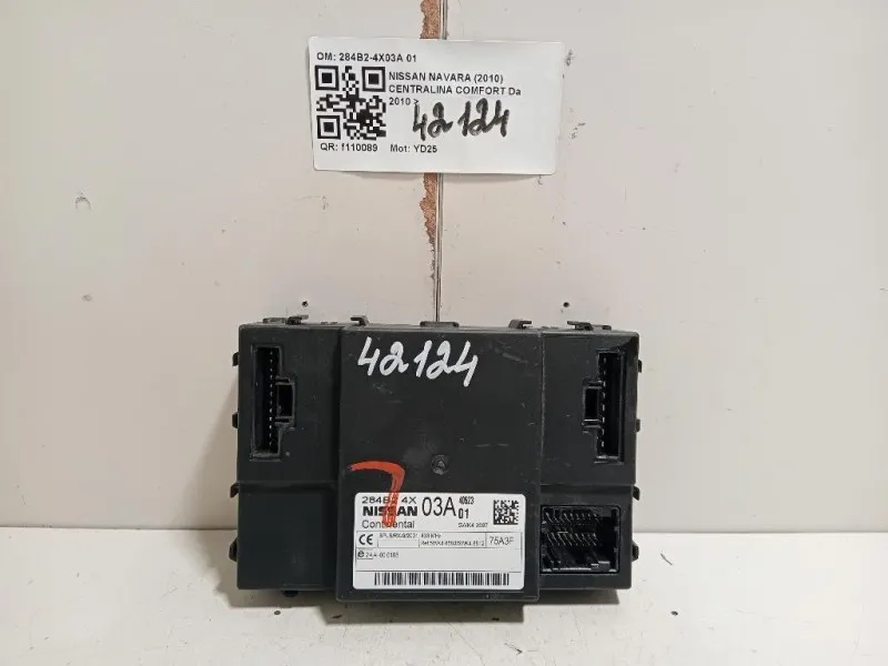 Centralina Comfort 284B2-4X03A 01 BODY COMPUTER Nissan Navara 2010