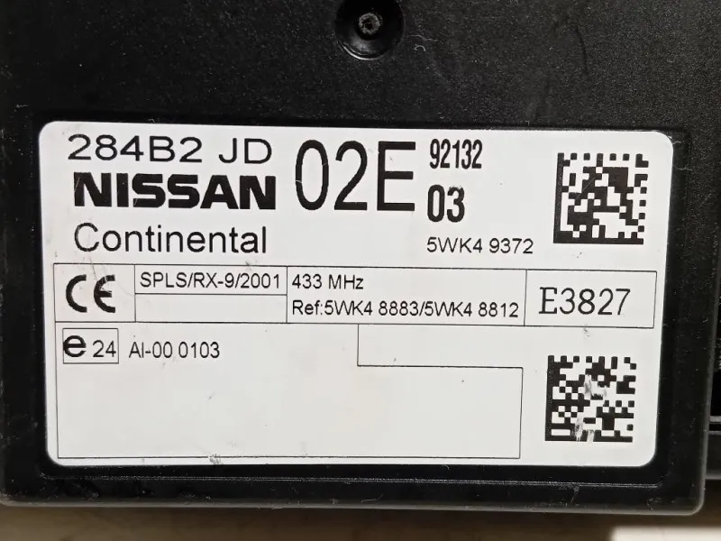 Centralina Comfort 284B2 JD Nissan Qashqai I 2010