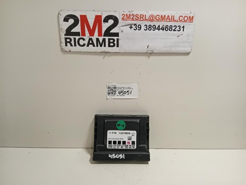 Centralina Comfort 13578806 Opel Astra J 2010
