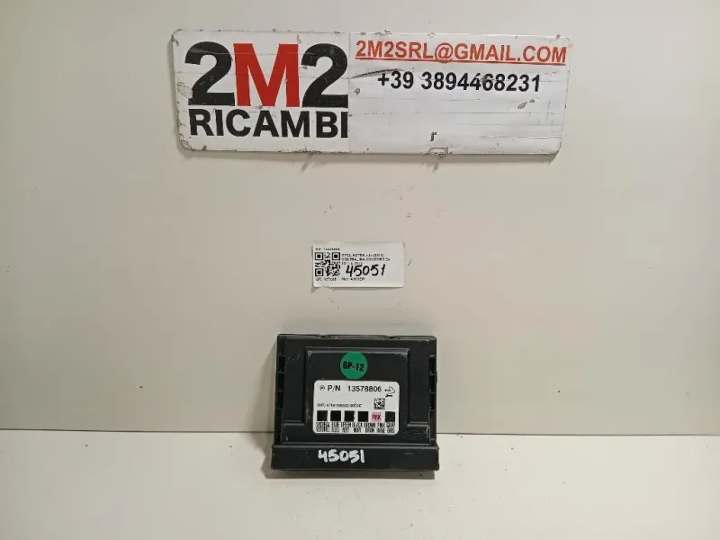 Centralina Comfort 13578806 Opel Astra J 2010