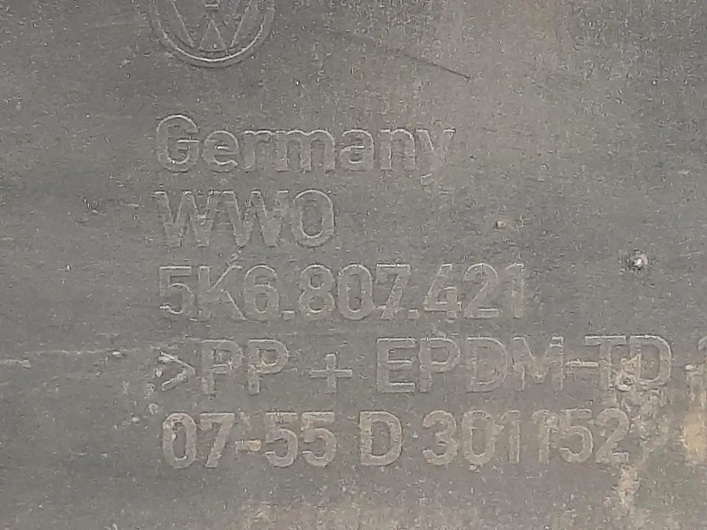 Paraurti POST 5K6 807 421 Volkswagen GOLF VI 2009