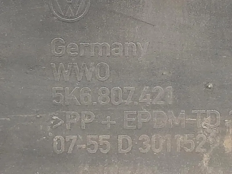 Paraurti POST 5K6 807 421 Volkswagen GOLF VI 2009