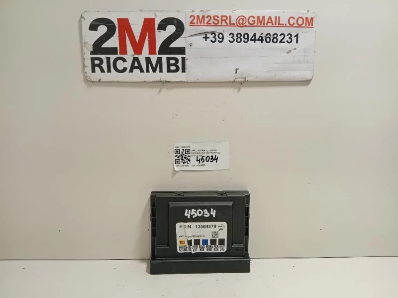 Centralina Comfort 13584578 Opel Astra J 2010