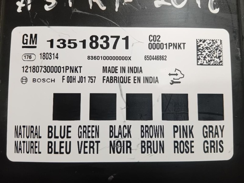 Centralina Comfort 13518371 Opel Astra K 2016