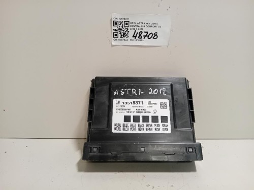 Centralina Comfort 13518371 Opel Astra K 2016