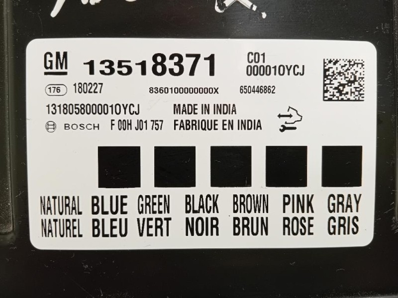 Centralina Comfort 13518371 Opel Astra K 2016