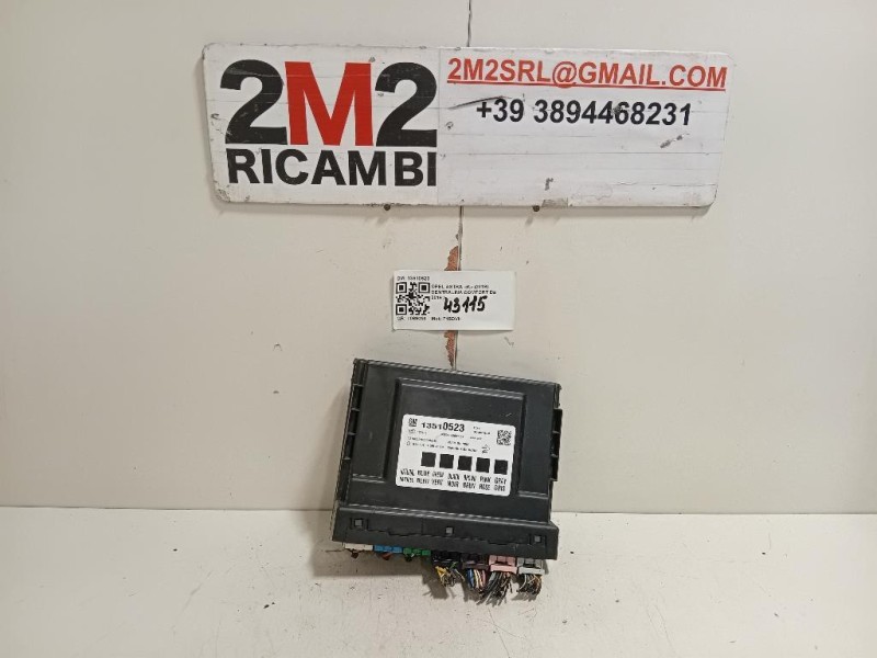 Centralina Comfort 13510523 Opel Astra K 2019