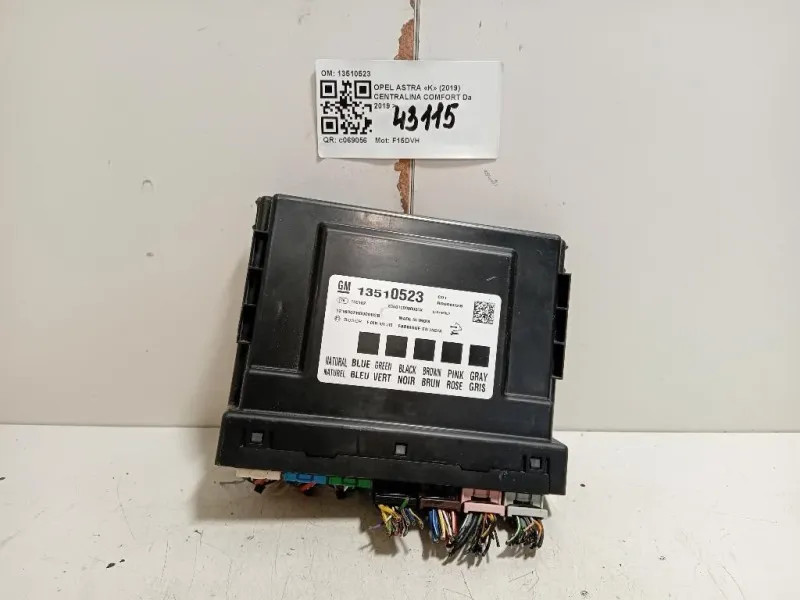 Centralina Comfort 13510523 Opel Astra K 2019