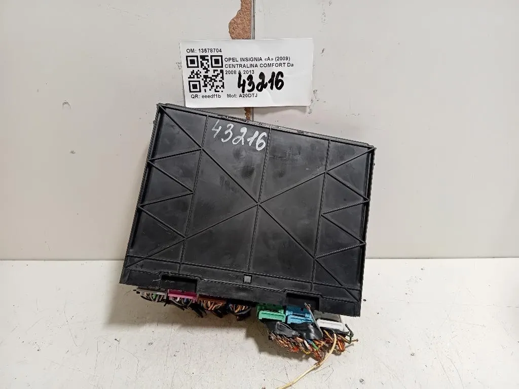 Centralina Comfort 13578704 Opel Insignia A 2009
