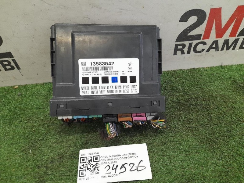 Centralina Comfort 13583542 Opel Insignia A 2009