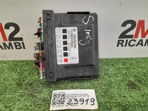 Centralina Comfort 13578704 Opel Insignia A 2009