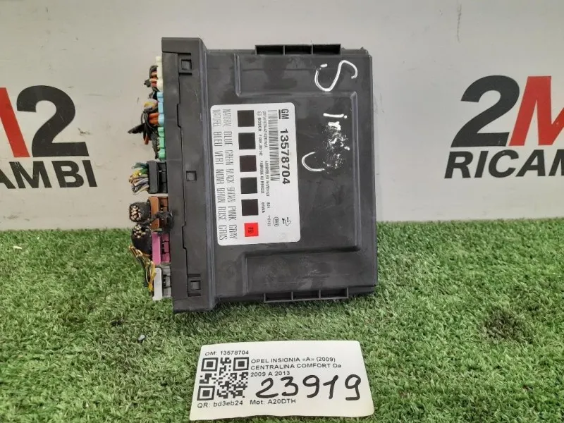 Centralina Comfort 13578704 Opel Insignia A 2009