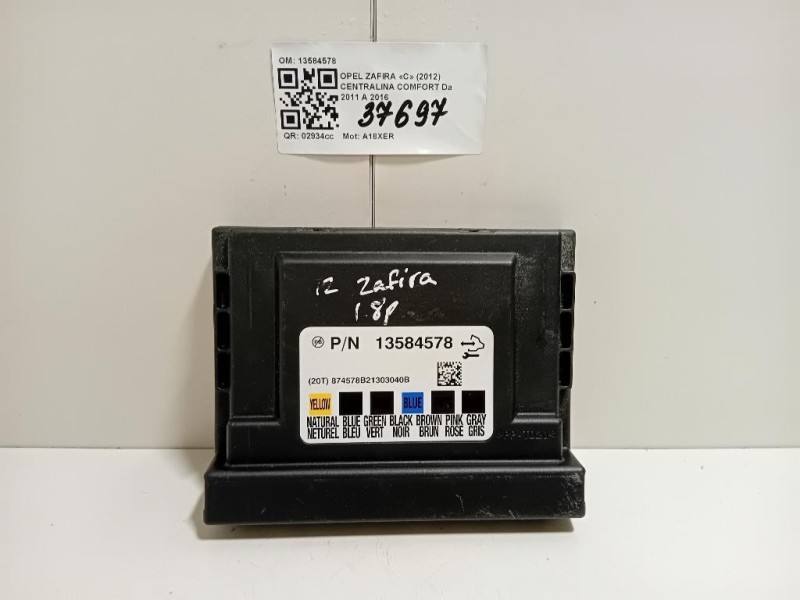 Centralina Comfort 13584578 Opel Zafira C 2012