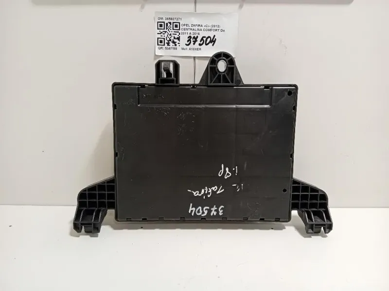 Centralina Comfort 365927271 Opel Zafira C 2012