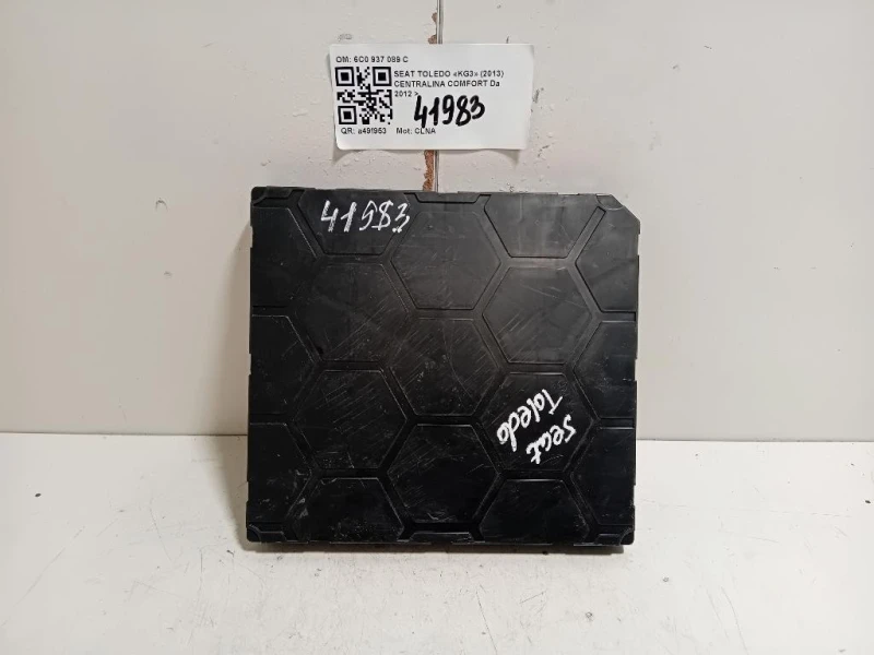 Centralina Comfort 6C0 937 089 C Seat Toledo KG3 2013