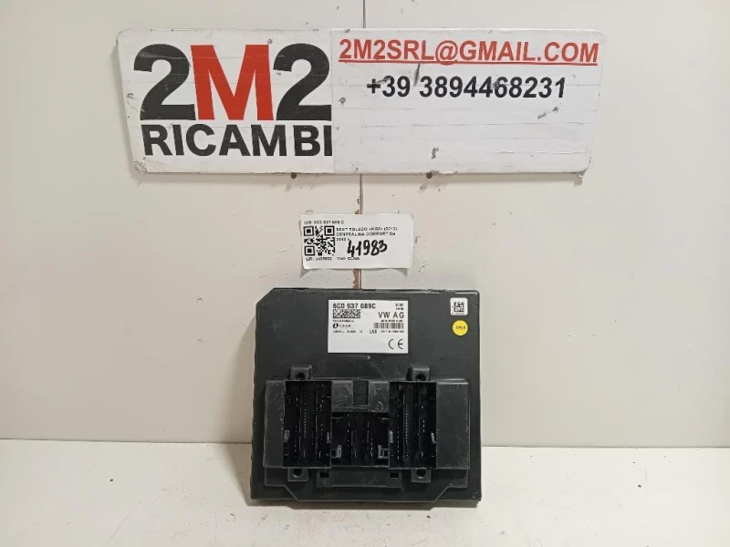 Centralina Comfort 6C0 937 089 C Seat Toledo KG3 2013