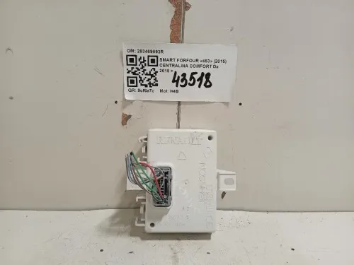 Centralina Comfort 283469893R MODULO CONTROLLO COMFORT Smart Forfour 453 2015