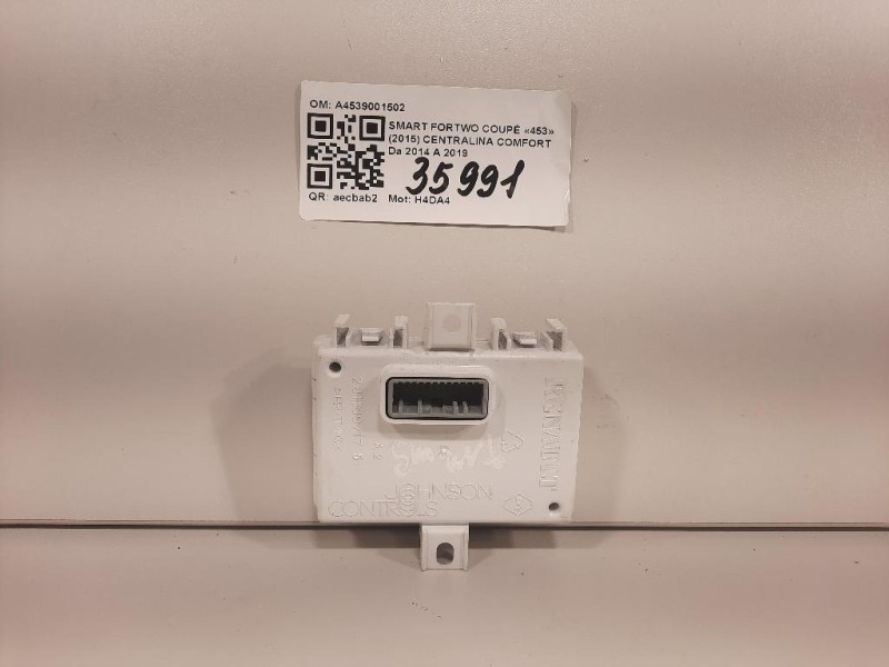 Centralina Comfort A4539001502 Smart Fortwo Coupé 453 2015