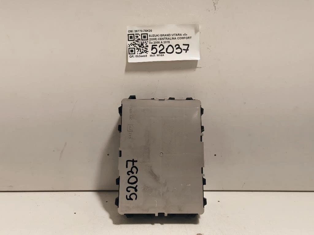 Centralina Comfort 36770-76K20 Suzuki Grand Vitara II 2005