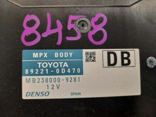 Centralina Comfort 892210D470 Toyota Yaris IV 2014