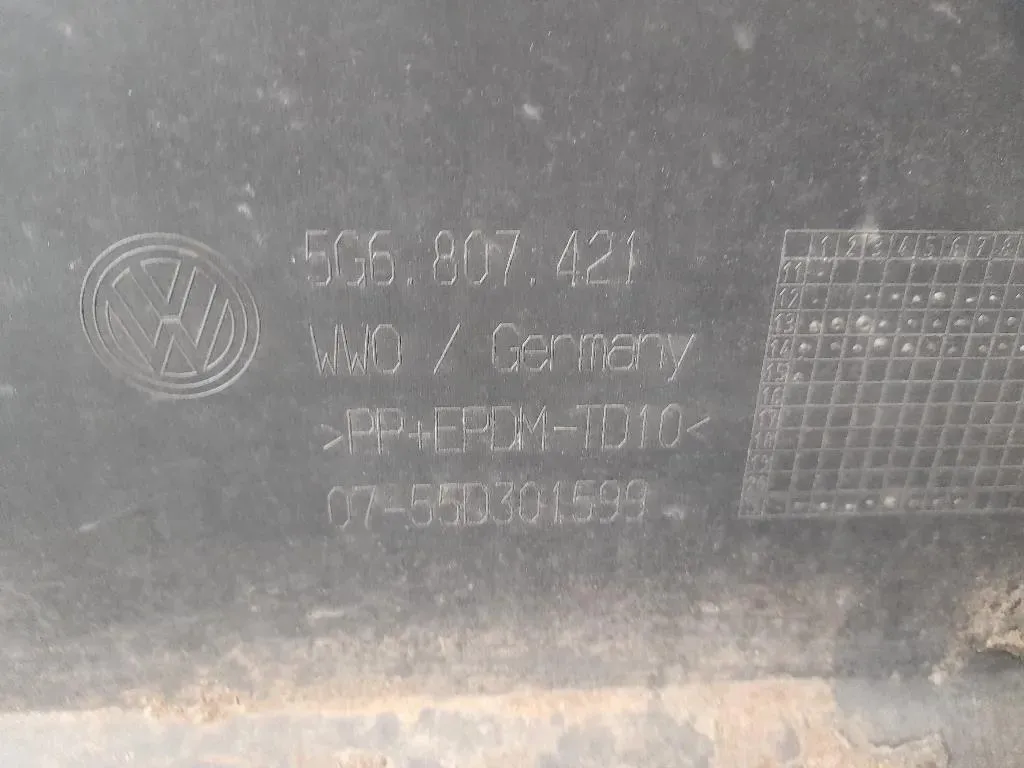 Paraurti POST 5G6807421 Volkswagen GOLF VII 2013