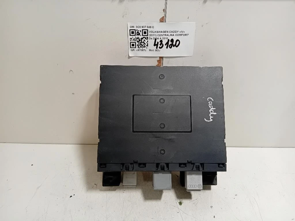 Centralina Comfort 3C8 937 049 C Volkswagen Caddy IV 2011