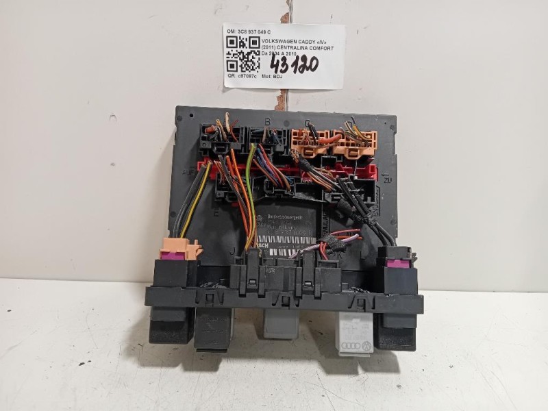 Centralina Comfort 3C8 937 049 C Volkswagen Caddy IV 2011