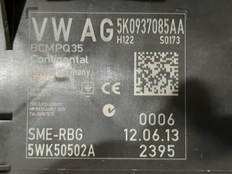 Centralina Comfort 5K0937085AA Volkswagen Caddy IV 2011