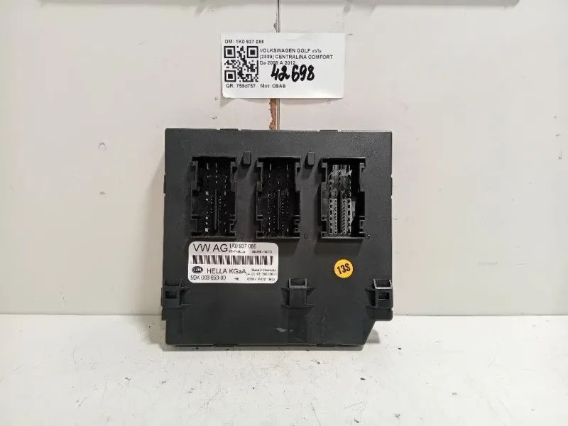 Centralina Comfort 1K0937086 Volkswagen GOLF VI 2009