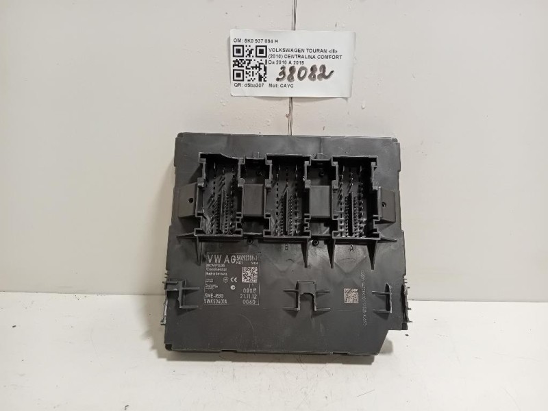 Centralina Comfort 5K0 937 084 H Volkswagen Touran III 2010