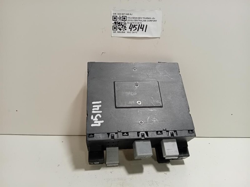 Centralina Comfort 3C0 937 049 AJ Volkswagen Touran III 2010