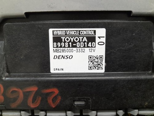 Centralina Controllo Hybrid 899810D140 Toyota Yaris IV 2014